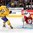 TORONTO, CANADA - DECEMBER 27: Denmark's Georg Sorensen #39 makes the save on Sweden's William Nylander #21 during preliminary round action at the 2015 IIHF World Junior Championship. (Photo by Andre Ringuette/HHOF-IIHF Images)

